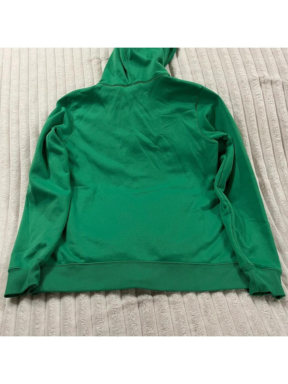 Under Armour Vibrant Green Pink Logo Full-Zip Hoodie Womens Size Medium - Picture 4 of 4